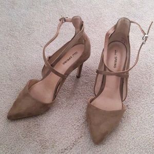 Wrap Suede High Heels